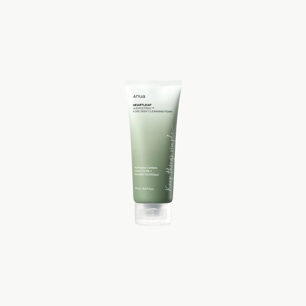Anua Heartleaf Quercetinol Pore Αφρός Καθαρισμού Προσώπου 150ml