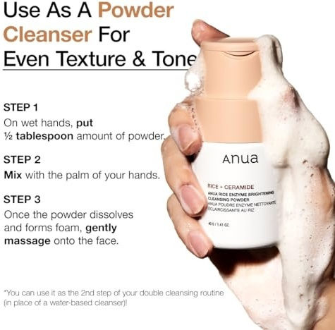 Anua Rice Enzyme Brightening Cleansing Powder Καθαρισμού Προσώπου για Ακνεϊκές Επιδερμίδες 40gr