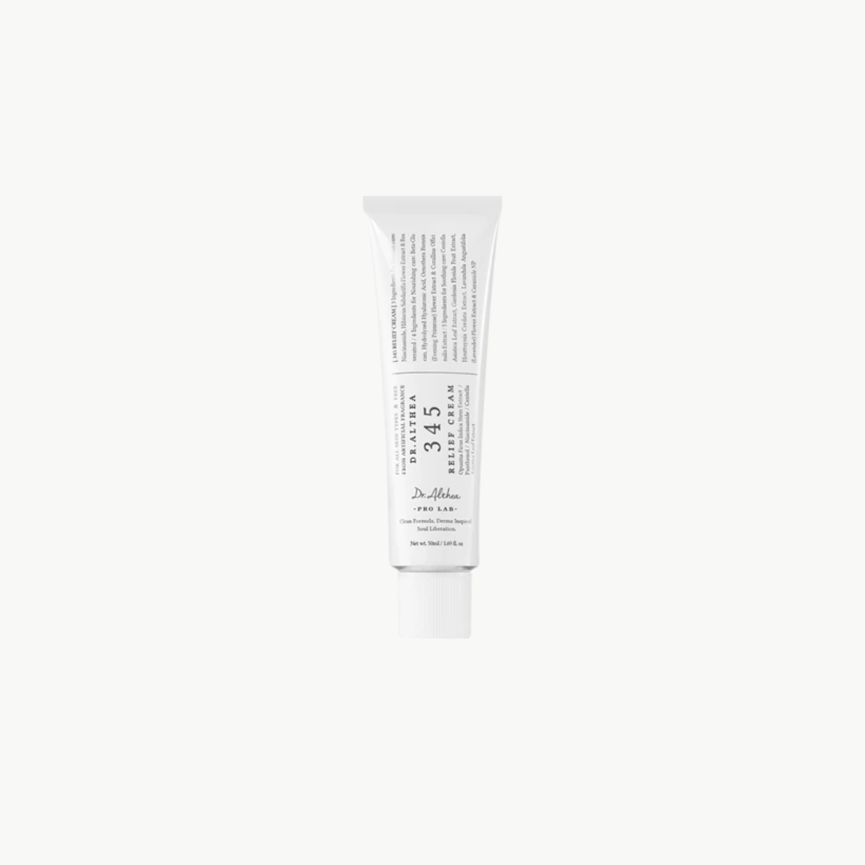 Dr. Althea 345 Relief Κρέμα Προσώπου για Ενυδάτωση, Ατέλειες & Ερυθρότητα με Υαλουρονικό Οξύ & Νιασιναμίδη 50ml