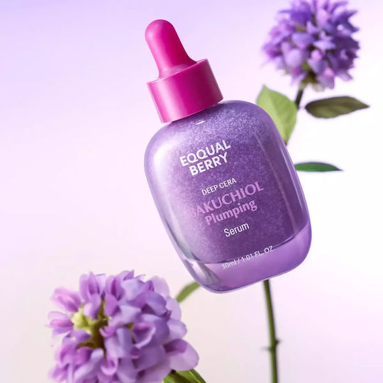 Eqqualberry Bakuchiol Plumping Αντιγηραντικό Serum Προσώπου με Bakuchiol & Ρετινόλη για Σύσφιξη 30ml