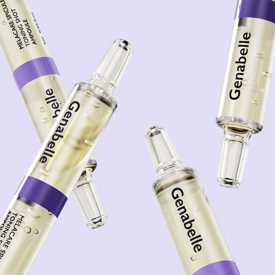 Genabelle Melacare Spicule Toning Shot Αντιγηραντικό Serum Προσώπου για Λεύκανση 3x1ml