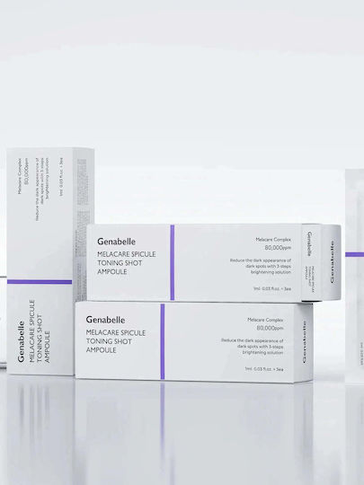 Genabelle Melacare Spicule Toning Shot Αντιγηραντικό Serum Προσώπου για Λεύκανση 3x1ml