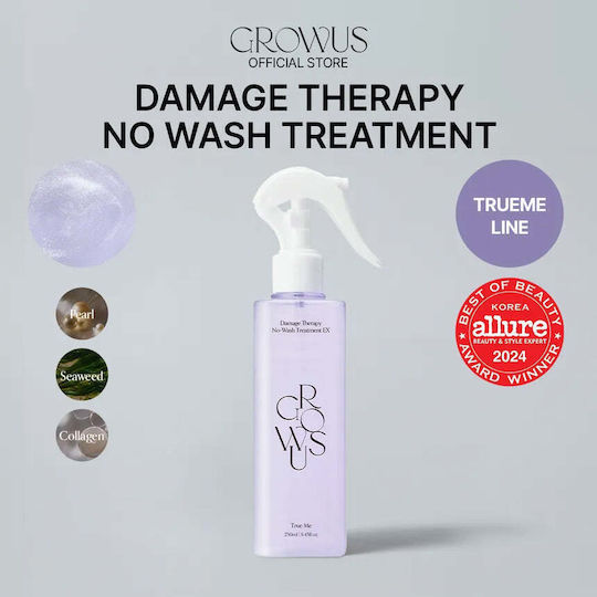 Growus Damage Therapy No-wash Treatment Ex Lotion Μαλλιών για Αναδόμηση 250ml