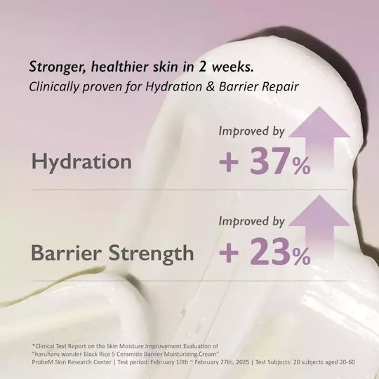 Haruharu Wonder Ενυδατική Κρέμα Προσώπου με Ceramides & Ρύζι 50ml
