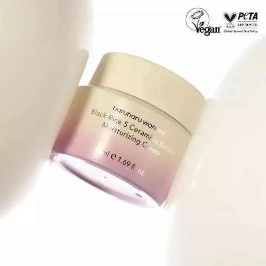 Haruharu Wonder Ενυδατική Κρέμα Προσώπου με Ceramides & Ρύζι 50ml