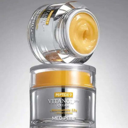 Medi Peel Peptide 9 Vitanol Pro Αντιγηραντική Κρέμα Προσώπου κατά των Πανάδων με Νιασιναμίδη & Πεπτίδια 50gr
