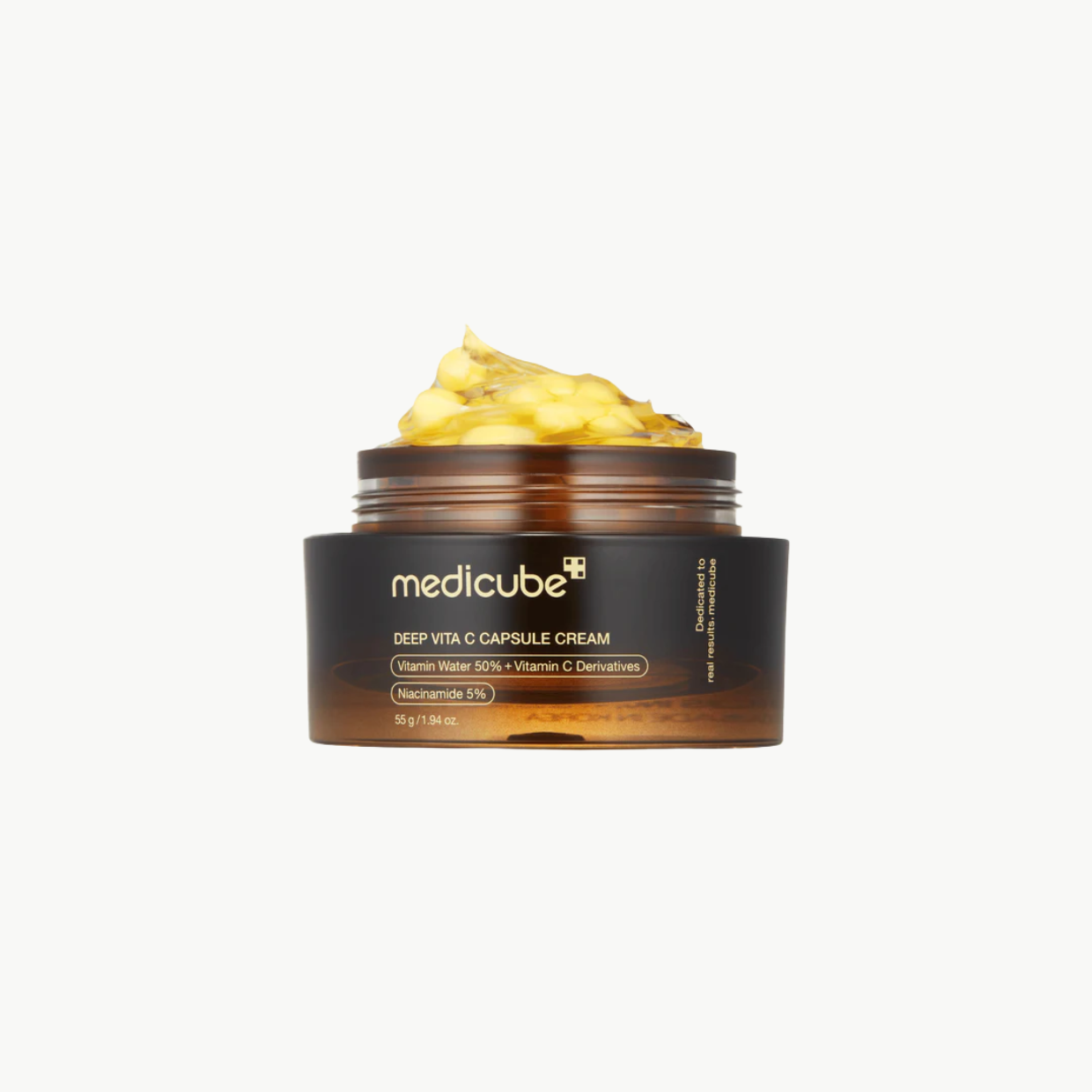 Medicube Deep Vita C Capsule Light 24ωρη Ενυδατική Κρέμα Προσώπου Ημέρας κατά των Πανάδων με Βιταμίνη C & Κολλαγόνο 55gr