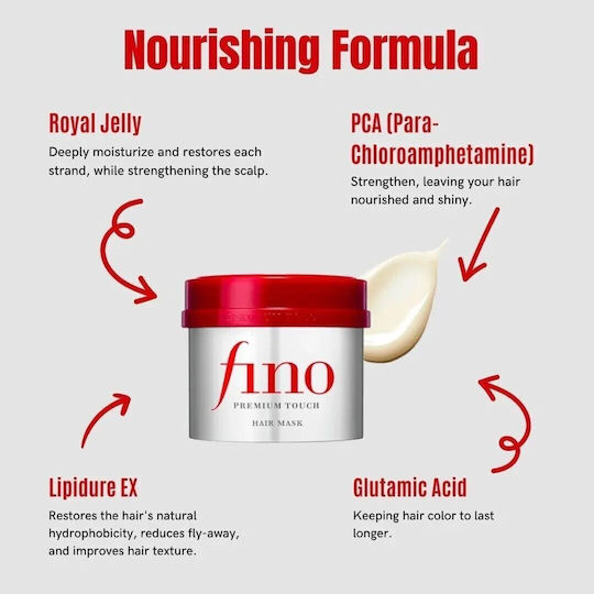 Shiseido Fino Premium Touch Penetrating Essence Μάσκα Μαλλιών για Λείανση 230ml