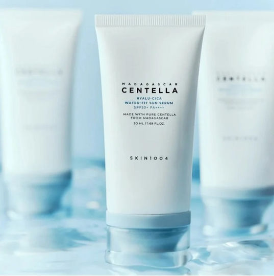 Skin1004 Madagascar Centella Hyalu-Cica Water-Fit Sun Serum Αντηλιακή Κρέμα Προσώπου SPF50+ 50ml