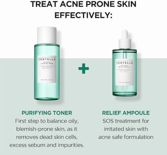 Skin1004 Madagascar Centella Tea-trica Υγρό Τόνωσης Προσώπου για Λιπαρές Επιδερμίδες 210ml