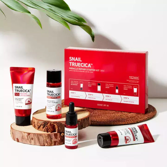 Some By Mi Snail Truecica Σετ Σετ Περιποίησης για Ενυδάτωση, Καθαρισμό Προσώπου & Λάμψη 4τμχ