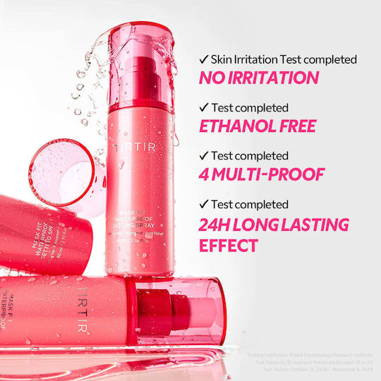 Tirtir Mask Fit Waterproof Setting Spray Υψηλής Απόδοσης Σταθεροποιητικό Μακιγιάζ 80 Ml