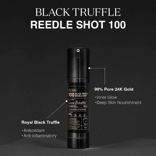 VT Cosmetics Black Truffle Reedle Shot 100 Αντιγηραντικό Booster Προσώπου 50ml