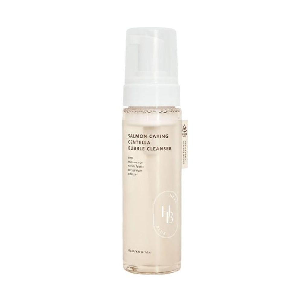 Heve Blue Salmon Caring Centella Bubble Αφρός Καθαρισμού Προσώπου 200ml