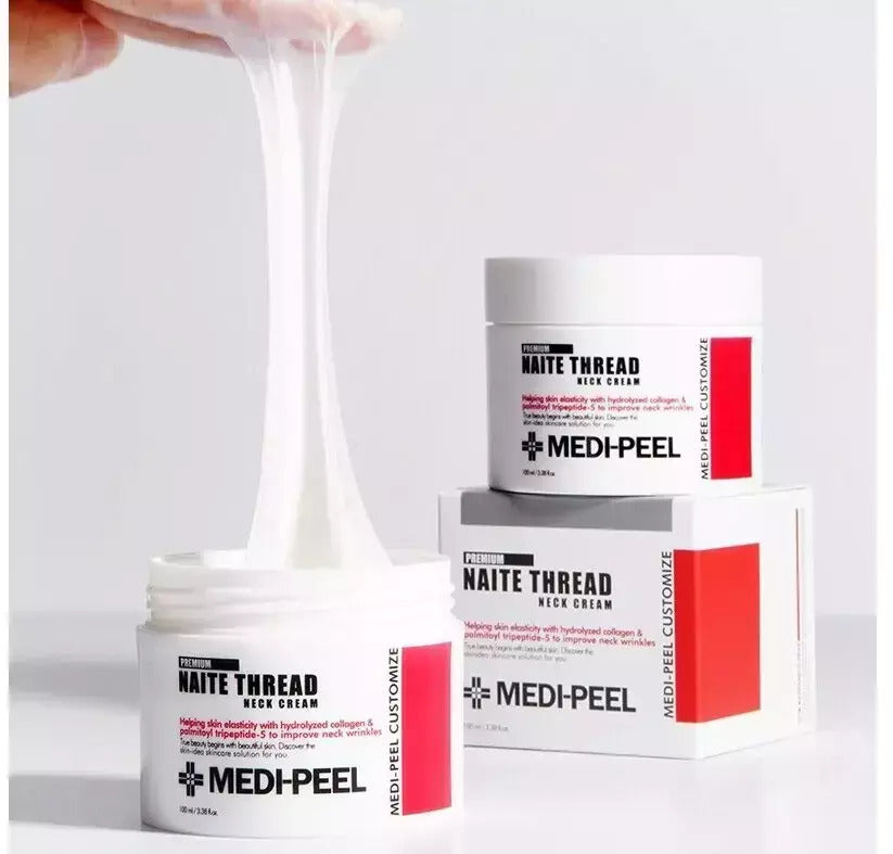 Medi Peel Naite Thread Συσφικτική Κρέμα Λαιμού & Ντεκολτέ Ημέρας με Κολλαγόνο & Centella Asiatica 100ml