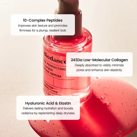 Biodance Pore Perfecting Collagen Peptide Serum 30 Ml Regenerating Moisturizing Serum Enlarged Pores Wrinkles