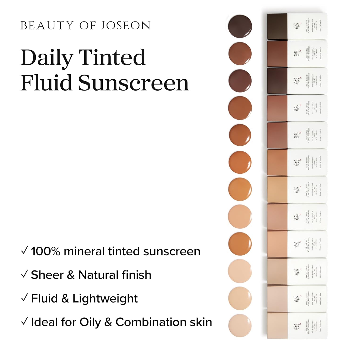 Daily Tinted Fluid Sunscreen Broad Spectrum SPF30 PA +++ #LP110