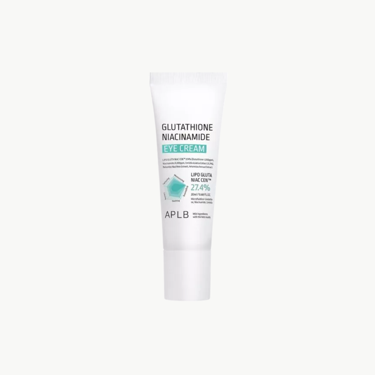 APLB Glutathione Niacinamide Κρέμα Ματιών για Λάμψη , Σύσφιξη , Μαύροι Κύκλοι & Αντιγήρανση 20ml