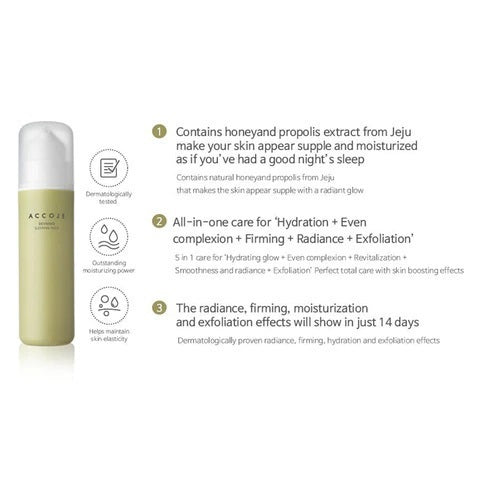 Accoje Reviving Sleeping Μάσκα Προσώπου 130ml