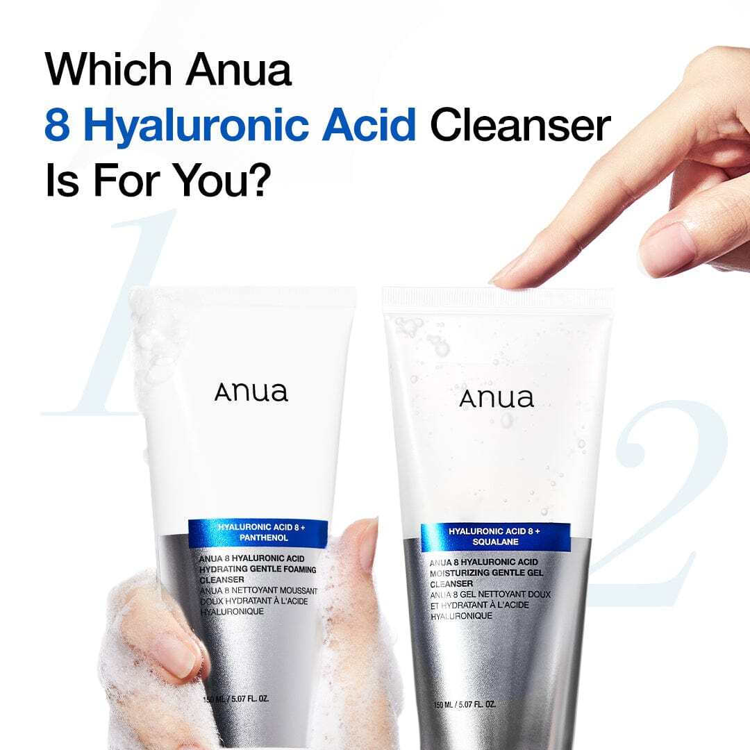 Anua 8 Hyaluronic Acid Moisturizing Gentle Gel Καθαρισμού Προσώπου 150ml