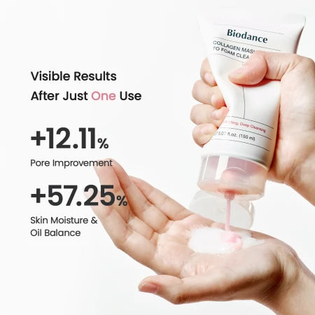 Biodance Collagen Mask To Foam Cleanser 150 ml-Μάσκα Κολλαγόνου σε Αφρό Καθαρισμού 150ml