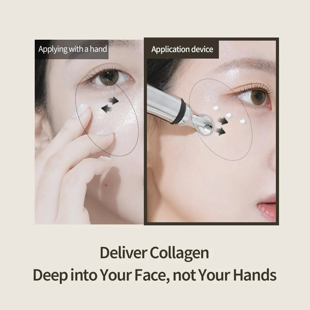 Black Yuja Bean Lifting Auto Eye Cream - Συσφικτική Κρέμα Ματιών με Συσκευή Μικροδονήσεων