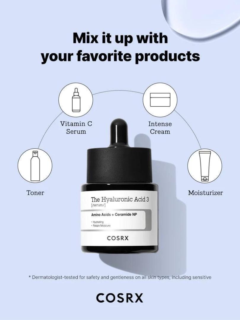 COSRX The Hyaluronic acid 3 - Ορός με υψηλή συγκέντρωση υαλουρονικού οξέως