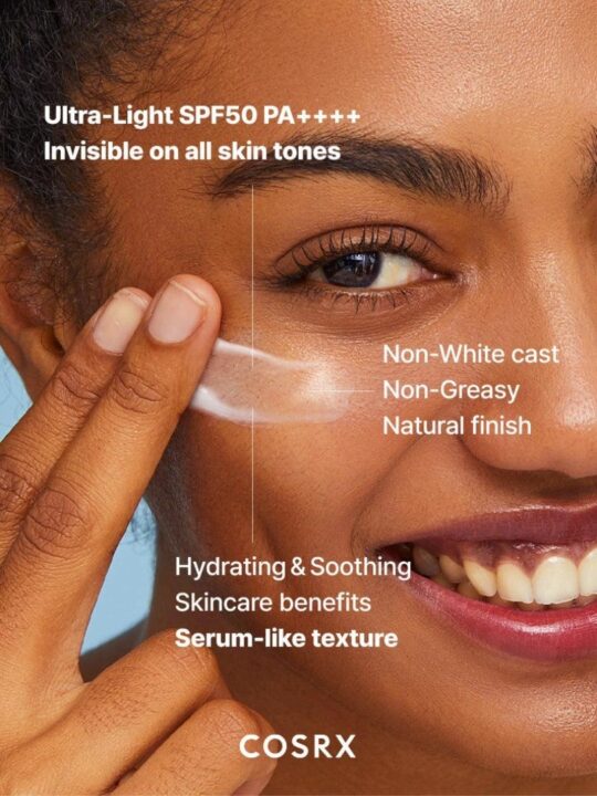 COSRX Ultra-Light Invisible Sunscreen SPF50 PA++++ - Super λεπτόρρευστο ενυδατικό αντιηλιακό με υψηλή προστασία