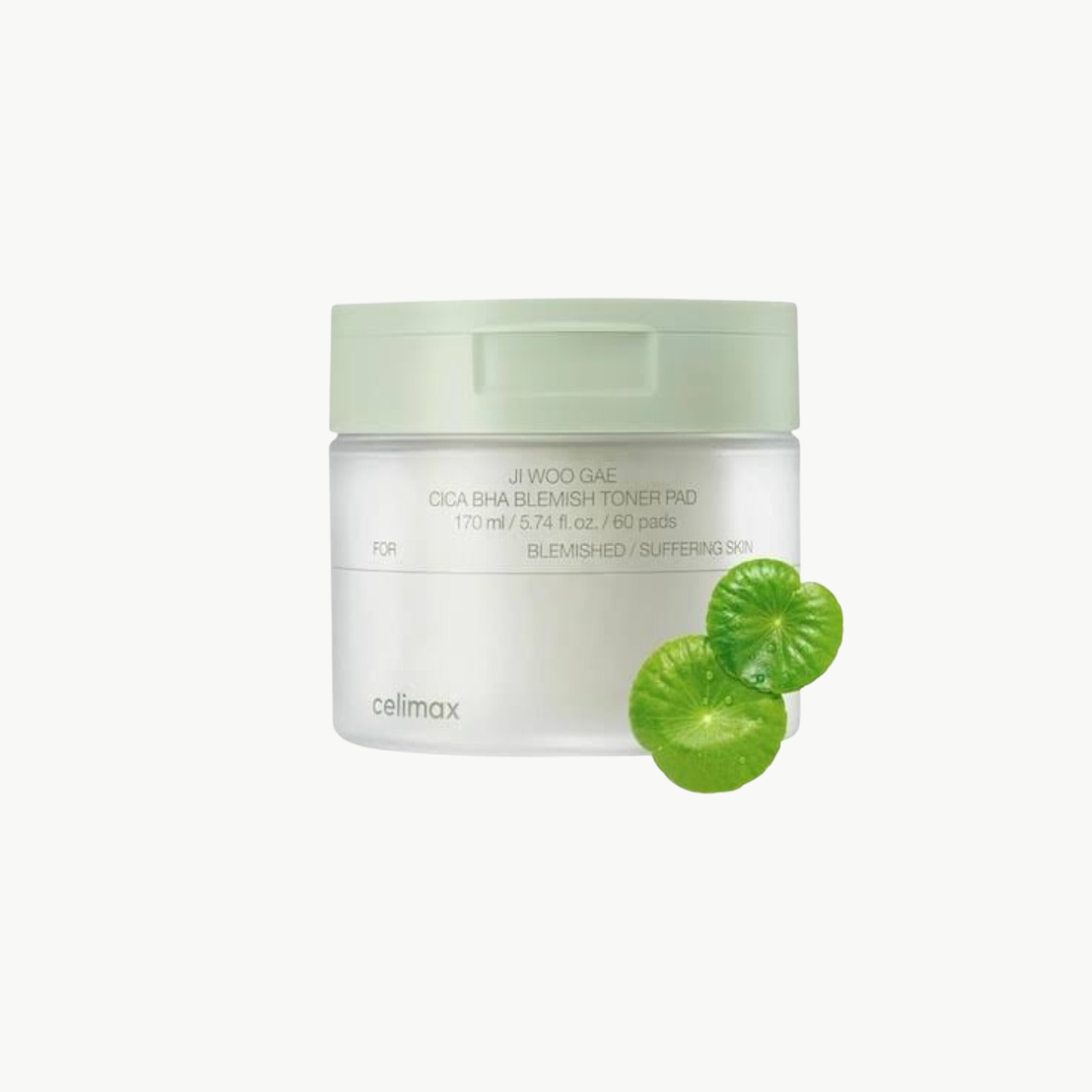 Celimax Ji Woo Gae Cica Bha Blemish Toner Pad – Απολεπιστικά Pads με Bha, Pha & Lha 60 τεμ.
