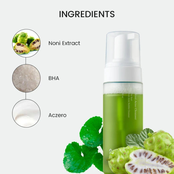 Celimax The Real Noni Acne Αφρός Αφαίρεσης Μακιγιάζ Προσώπου για Ακνεϊκές Επιδερμίδες 155ml