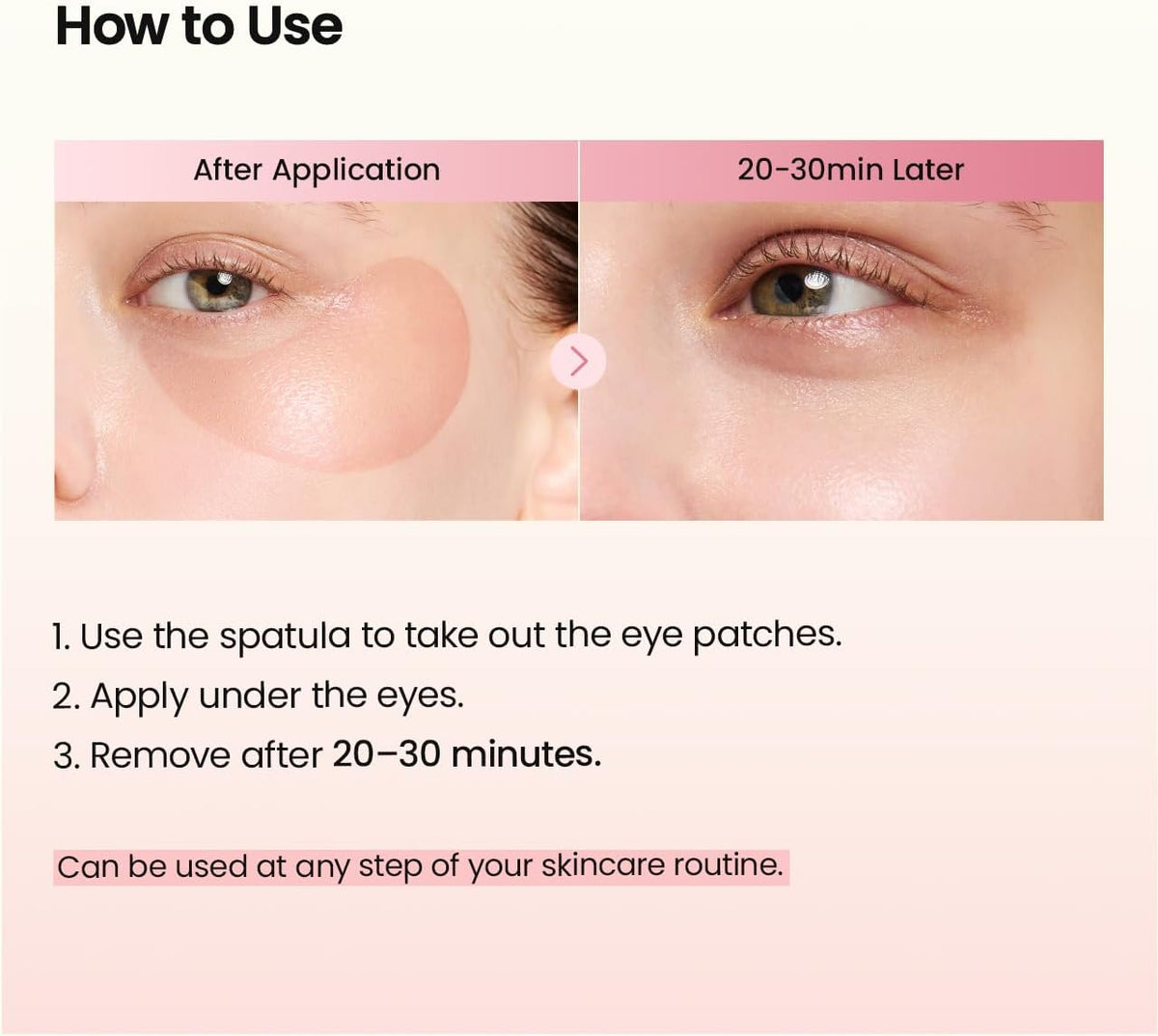 Collagen Eye Patches – Patches Ματιών με Κολλαγόνο, Πεπτίδια & Καφεΐνη 30τμχ