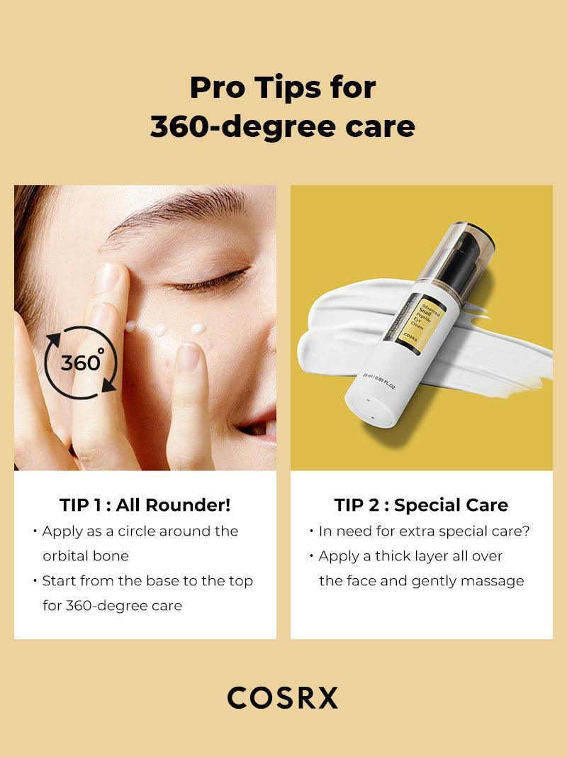 Cosrx Advanced Snail Peptide Κρέμα Ματιών για Λάμψη & Αντιγήρανση 25ml