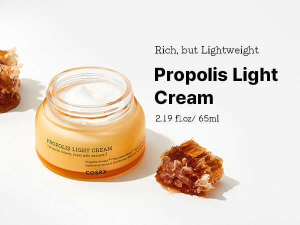 Cosrx Full Fit Propolis Light Κρέμα Προσώπου για Ενυδάτωση, Αντιγήρανση & Λάμψη 65ml