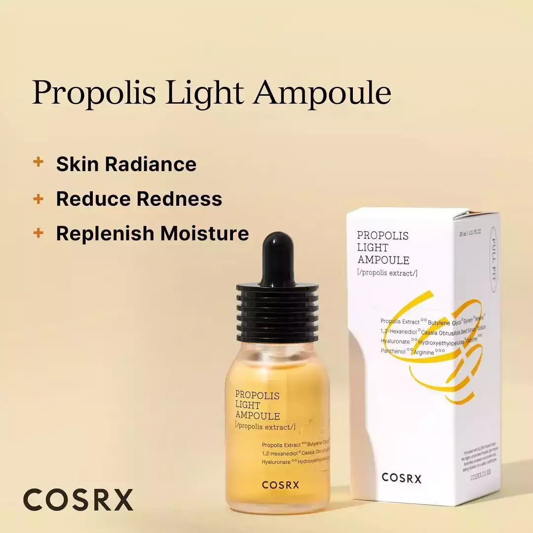 Cosrx Propolis Light Ampule Αντιγηραντικό Serum Προσώπου με Υαλουρονικό Οξύ 30ml