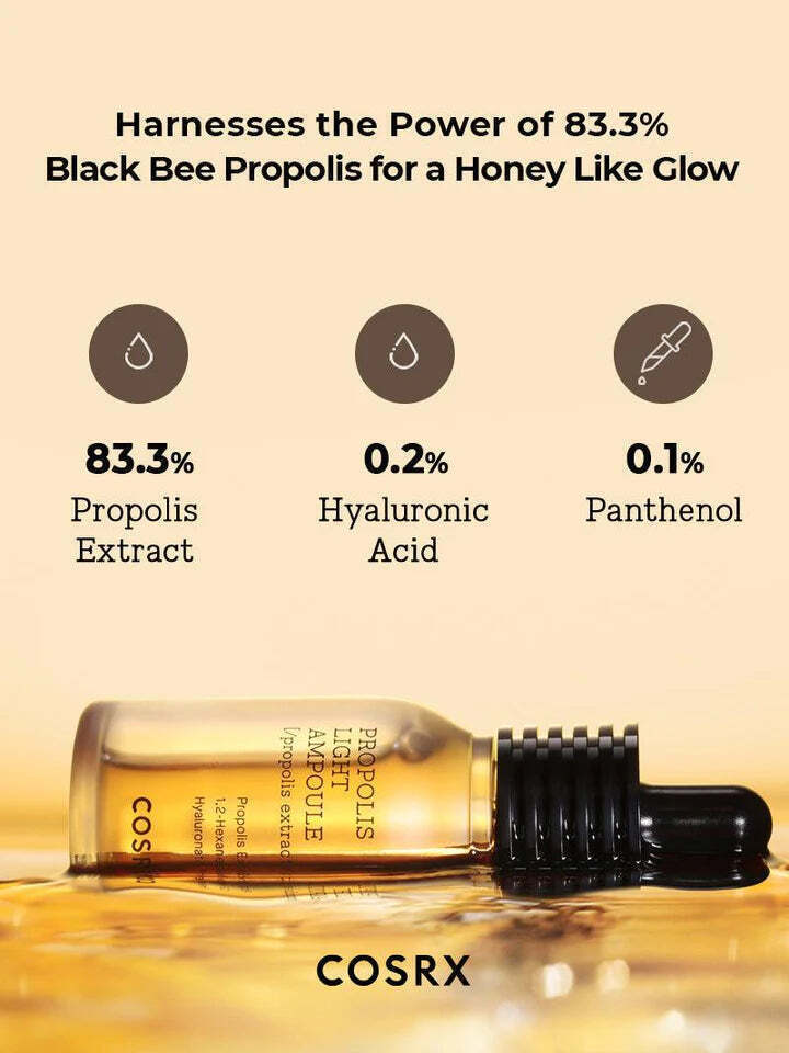 Cosrx Propolis Light Ampule Αντιγηραντικό Serum Προσώπου με Υαλουρονικό Οξύ 30ml