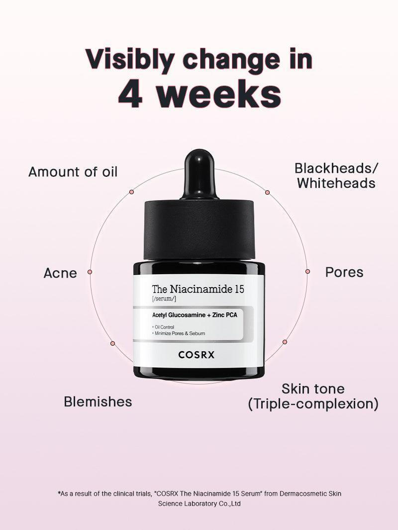Cosrx The Niacinamide 15 Serum Προσώπου με Νιασιναμίδη για Λάμψη & Ακμή 20ml