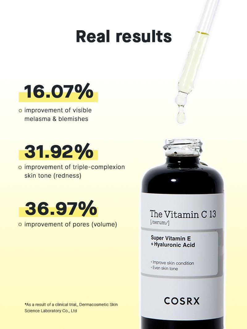 Cosrx The Vitamin C 13 Ενυδατικό & Αντιγηραντικό Serum Προσώπου με Βιταμίνη C & Βιταμίνη E για Αποτοξίνωση & Πανάδες 20ml