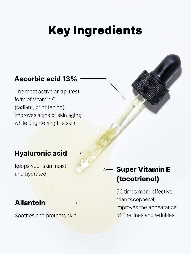 Cosrx The Vitamin C 13 Ενυδατικό & Αντιγηραντικό Serum Προσώπου με Βιταμίνη C & Βιταμίνη E για Αποτοξίνωση & Πανάδες 20ml