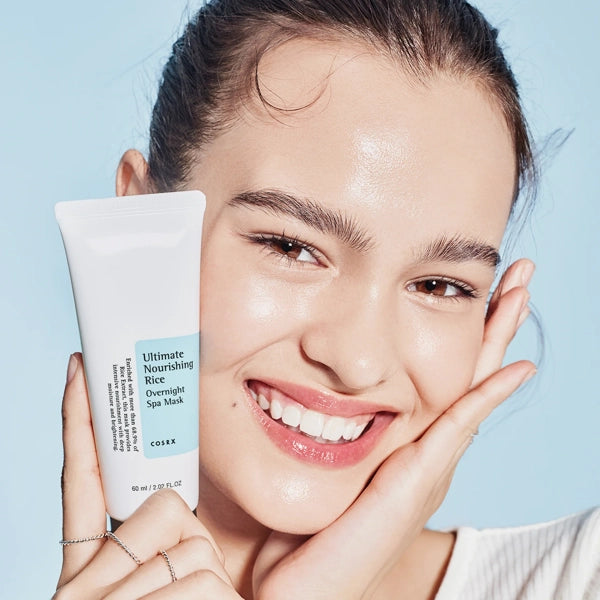 Cosrx Ultimate Nourishing Rice Spa Μάσκα Ομορφιάς Προσώπου Νύχτας για Αναζωογόνηση Με Νιασιναμίδη 60ml