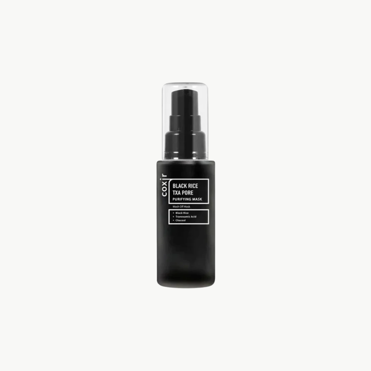 Coxir Black Rice TXA Pore Mask Μάσκα καθαρισμού πόρων με Ενεργό άνθρακα 50ml