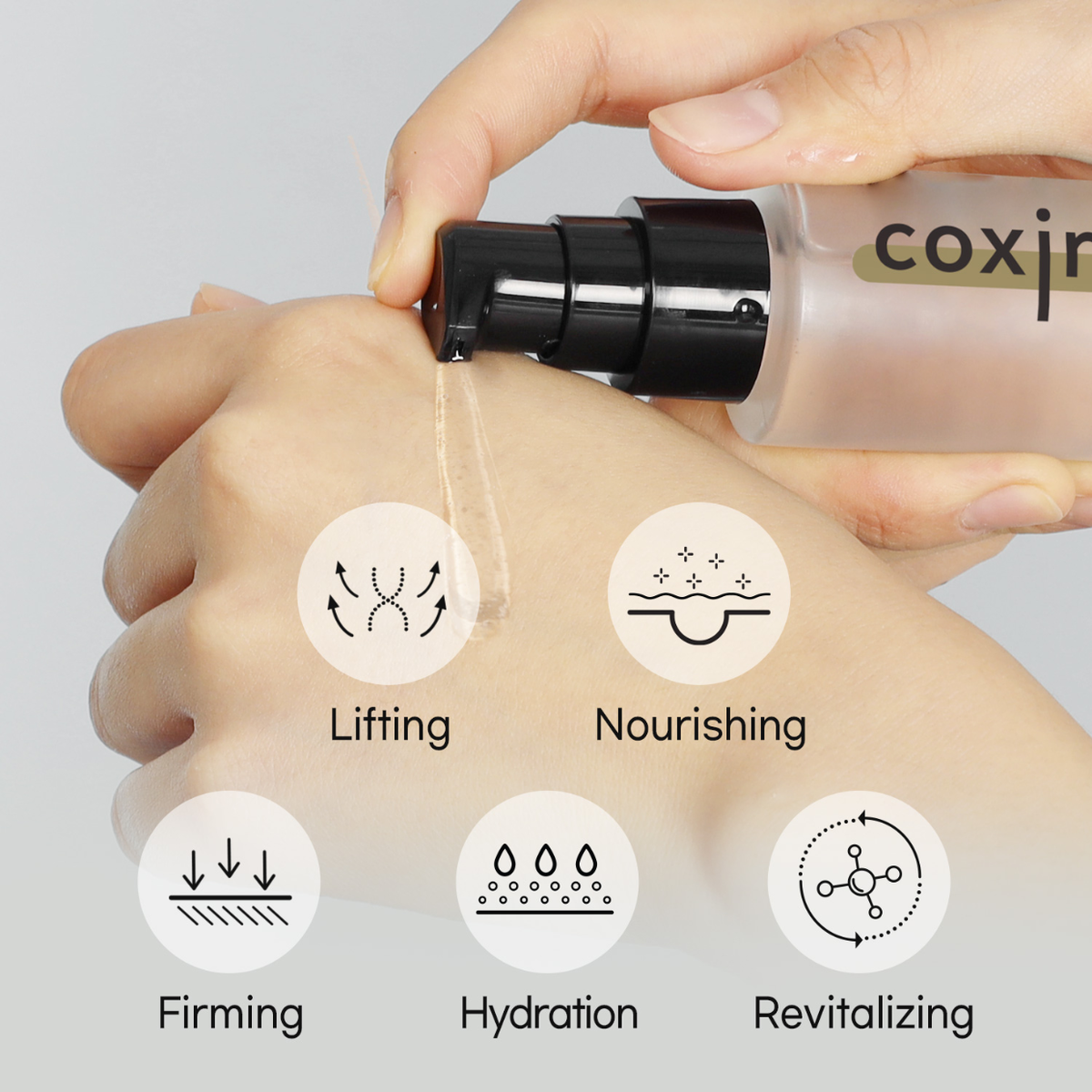 Coxir Intensive EGF Peptide Ενυδατικό & Αντιγηραντικό Serum Προσώπου με Πεπτίδια & Υαλουρονικό Οξύ για Σύσφιξη & Αναζωογόνηση 50ml