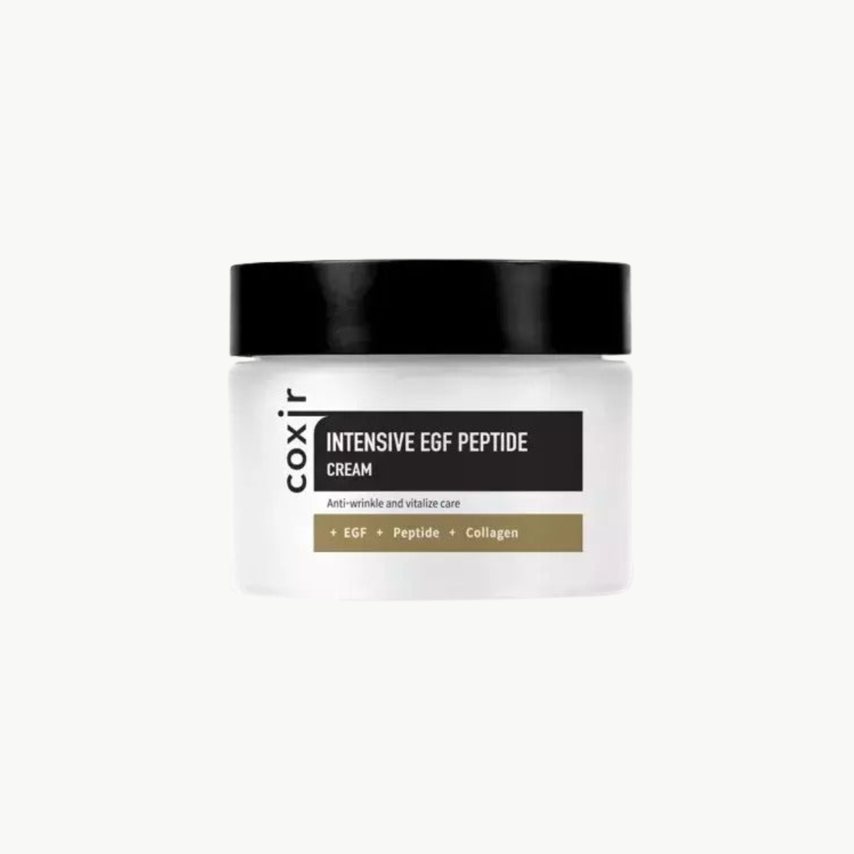 Coxir Intensive Egf Peptide Ενυδατική & Αντιγηραντική Κρέμα Προσώπου Νυκτός με Υαλουρονικό Οξύ & Κολλαγόνο 50ml