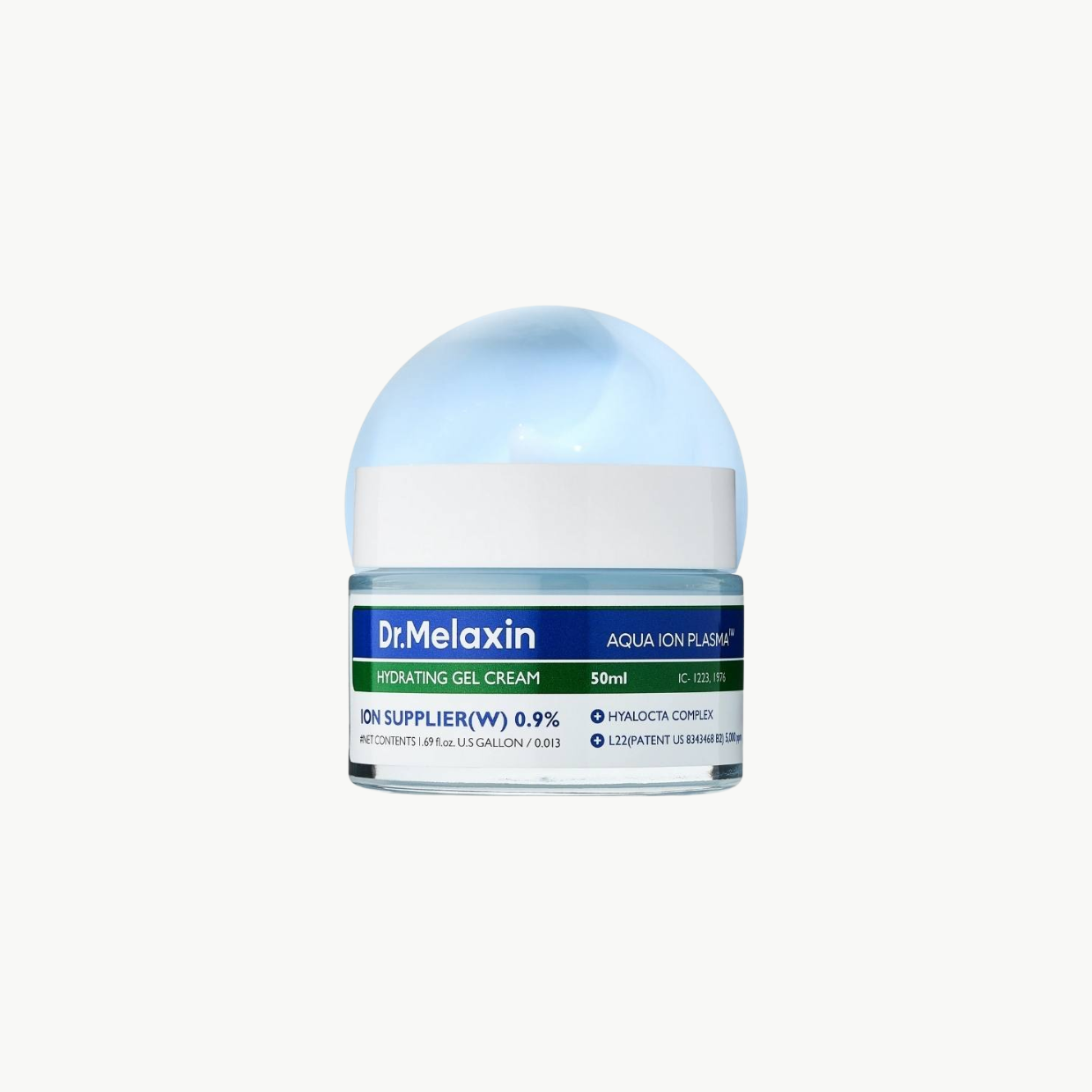 Dr.Melaxin Aqua Ion Plasma Gel Cream 50ml - Ενυδατική κρέμα με 8 τύπους υαλουρονικού