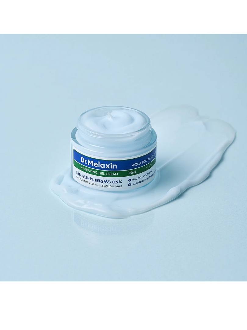 Dr.Melaxin Aqua Ion Plasma Gel Cream 50ml - Ενυδατική κρέμα με 8 τύπους υαλουρονικού