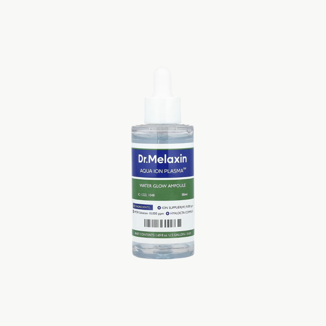 Dr.Melaxin Aqua Ion Plasma Water Glow Ampoule 50ml- Ενυδατικός ορός με 8 τύπους υαλουρονικού