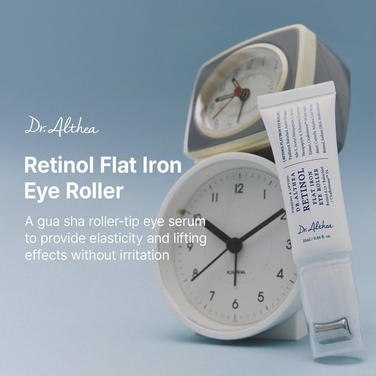 Dr. Althea Retinol Flat Iron Eye Roller Serum Ματιών με Bakuchiol & Ρετινόλη 25ml