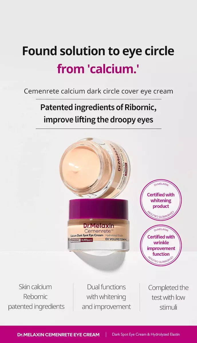 Dr. Melaxin Cemenrete Κρέμα Ματιών κατά των Μαύρων Κύκλων 15gr