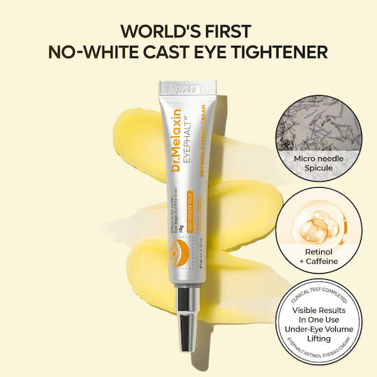 Dr. Melaxin Eyephalt Κρέμα Ματιών κατά των Μαύρων Κύκλων με Ρετινόλη 10gr