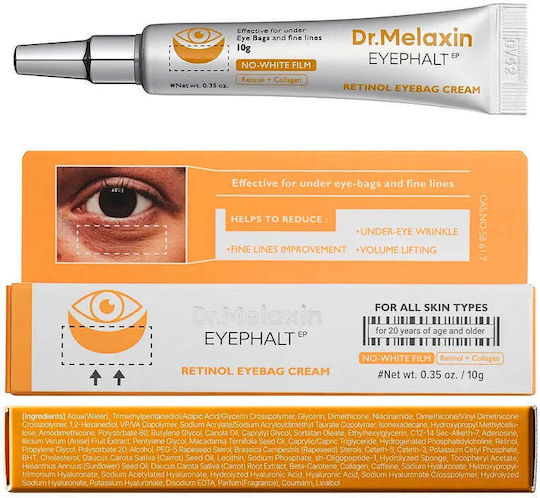 Dr. Melaxin Eyephalt Κρέμα Ματιών κατά των Μαύρων Κύκλων με Ρετινόλη 10gr