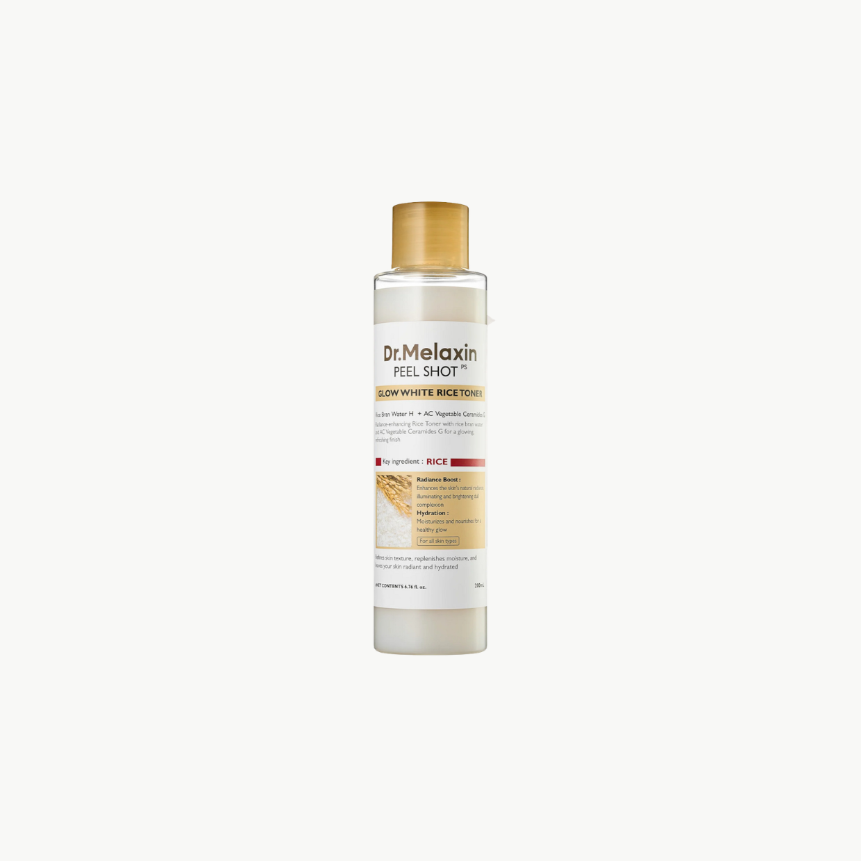 Dr. Melaxin Lotion Τόνωσης Προσώπου με Παράγωγα Ρυζιού 200ml